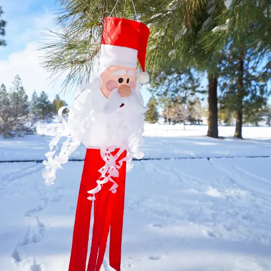In the Breeze 5226 — Santa 3D Windsock — Fun St. Nick Holiday Christmas Outdoor Porch Decoration {6}