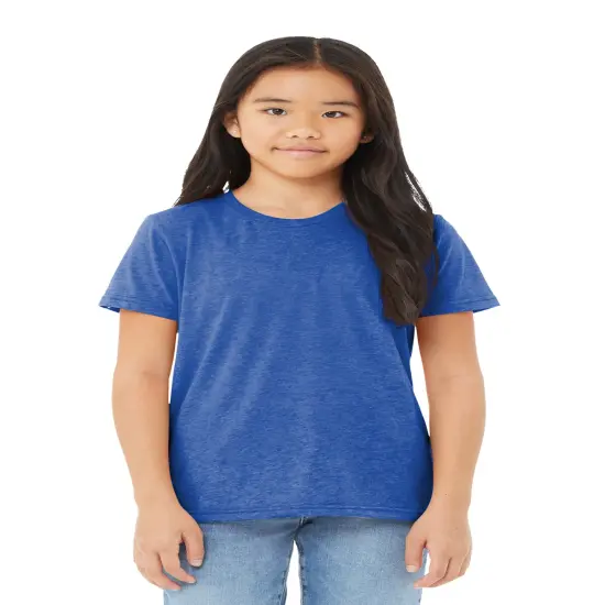 Youth Triblend Short Sleeve Tee | RADYAN&reg; True royal triblend {2}