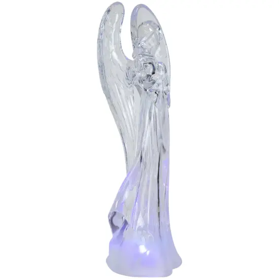 Northlight LED Lighted Color Changing Praying Angel Christmas Figure - 12.25" Clear {5}