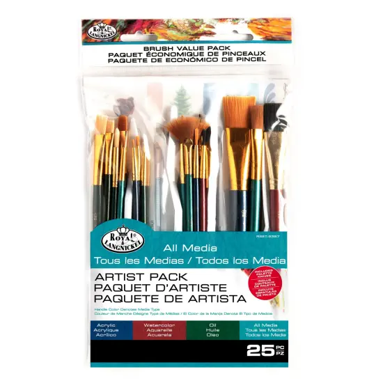 Royal & Langnickel(R) Artist Brush Value Pack-25/Pkg {1}