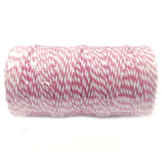 Wrapables Cotton Baker's Twine 12ply 110 Yard, Hot Pink {1}