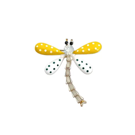 Wrapables Dragonfly Enamel Brooch Pin {1}