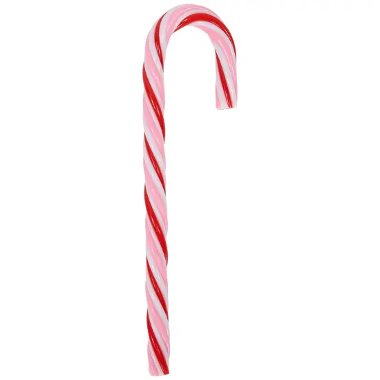 Northlight Peppermint Candy Cane Christmas Ornaments - 7" - Red and White - 12 ct {6}