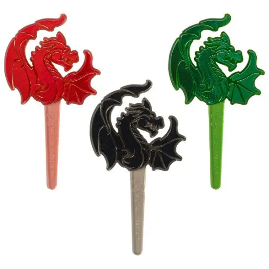Dragon Assortment DecoPics&reg; Cupcake Decoration, 12ct {1}
