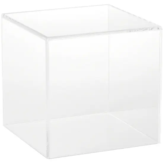 Plymor Clear Acrylic Display Case with No Base, 6" x 6" x 6" {1}