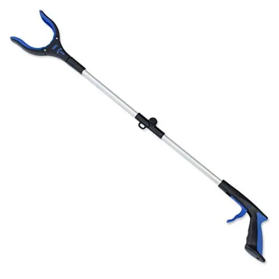 34 Inch Extra Long Reacher Grabber - Foldable Gripper and Reaching Tool with Rotating Jaw {2}