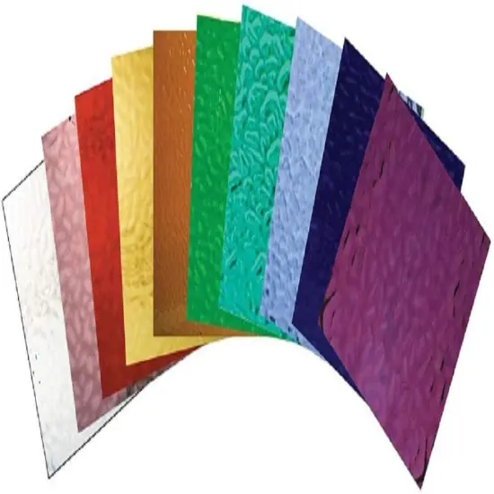 Wissmach English Muffle Glass Pack - 8 sheets(10"x8") {1}