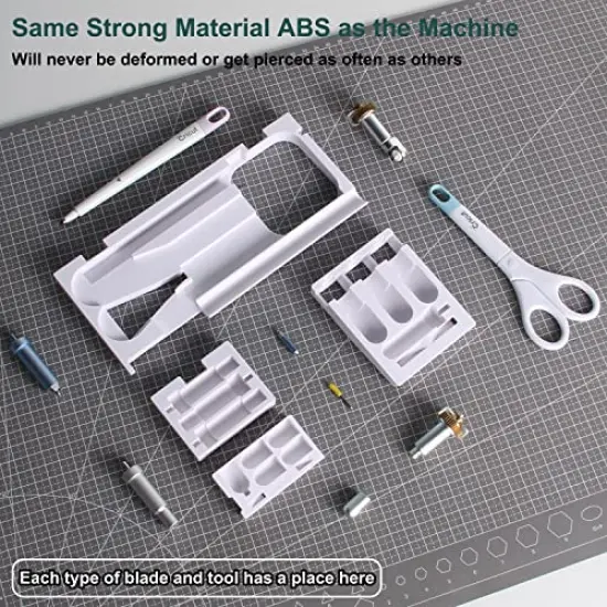 Tool Organizer for Cricut Maker 3 & Maker, Cricut Blade Storage Accessories and Supplies for Cutting Blades, Cricut Machine Organization and Storage Tools, Knife and Blade Bundle Organizer (Tool Mod) {5}