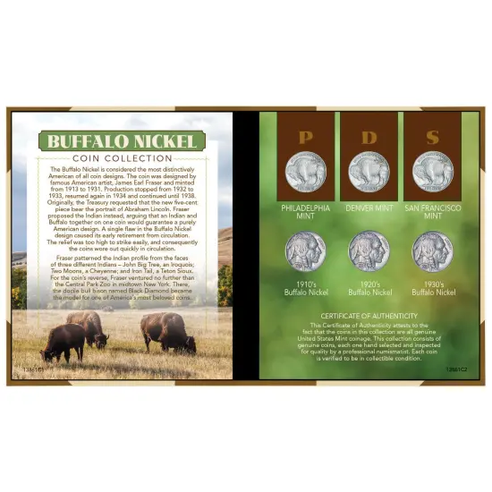Buffalo Nickel Coin Set {1}