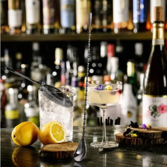 Kitcheniva 12" Stainless Steel Bar Spoon {4}