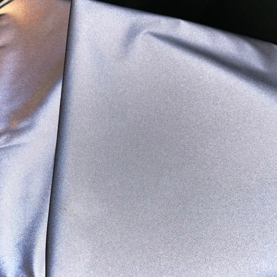 Silver Reflective Spandex {2}