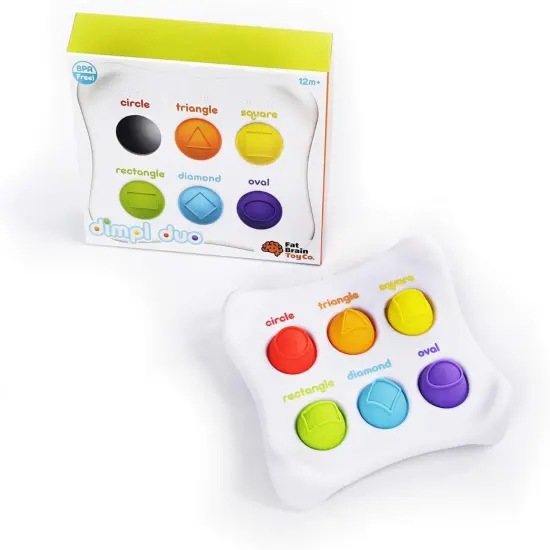 Fat Brain Toys Dimpl Duo - Early-Learning Sensory Toy for Babies & Toddlers {5}