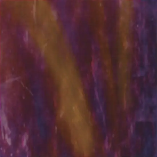 Wissmach Stained Glass Sheet and Mosaic Glass: Violet and Medium Amber, Streaky LL-Density {1}