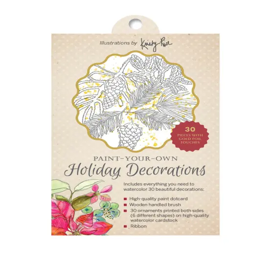 Paint-Your-Own Holiday Decorations {1}
