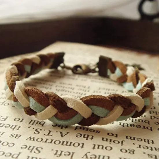 3 mm x100 Yards Coffee Suede Cord Suede Lace Faux Leather Cord with Roll Spool for Bracelet Necklace Beading DIY Handmade Crafts {3}