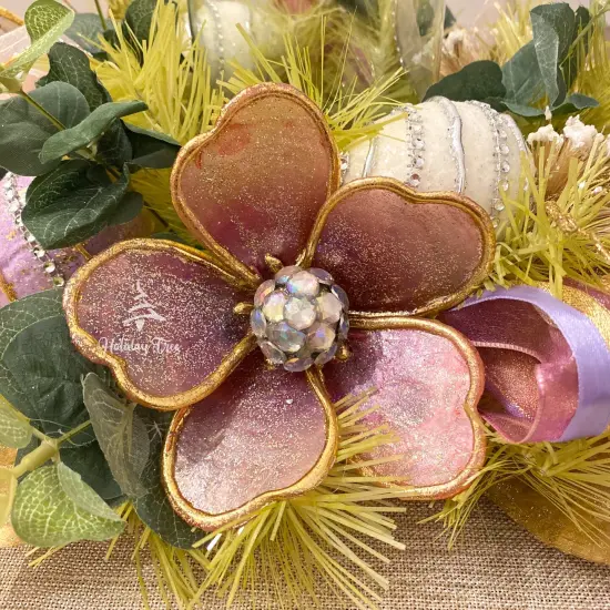 Easter Decorations - Easter Elegant Tabletop Hurricane {4}