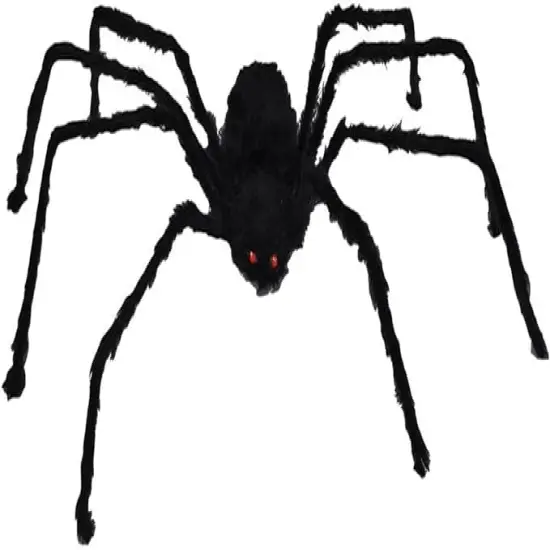 Fun World Huge Posable Hairy Spider - Halloween Decoration {1}