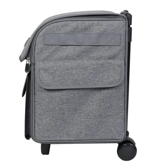 Deluxe Collapsible Rolling Scrapbook Case, Heather {4}