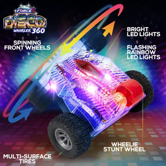 Force1 Disco Whirler 360 Stunt Car Mini RC Cars for Kids {2}