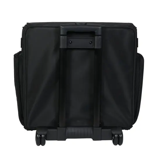 Deluxe Collapsible Rolling Scrapbook Case, Black Quilted {2}