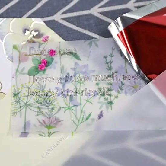 7 Assorted Colors Transfer Foil Paper Bundle for Cricut Foil Transfer Kit/Spellbinders/Foil Quill/Heat Foil Pen,12inx9.84ft Heat Transfer Foil Roll, Hot Foil Roll Transfer Foil Roll for Craft {3}