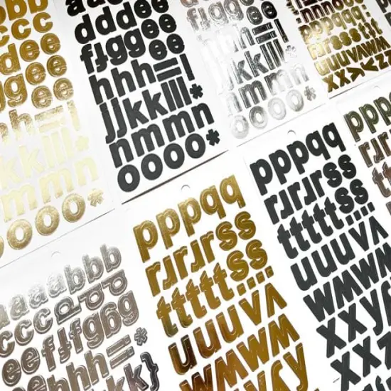 Alphabet Stickers - Alphabooks Classic Block {3}