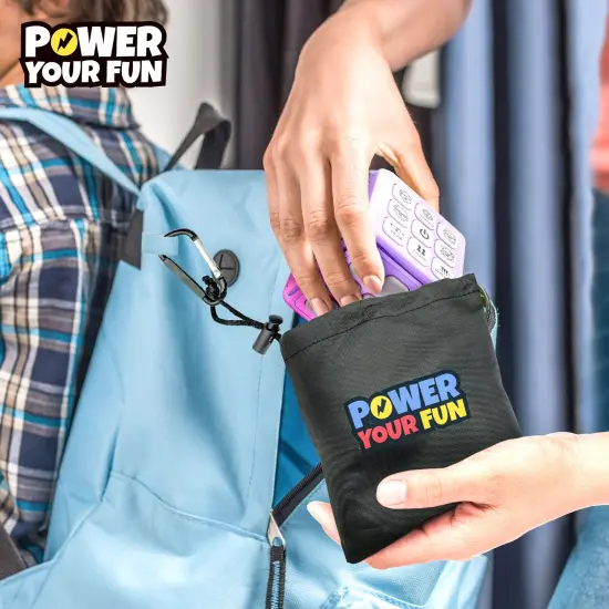 Power Your Fun Cubik LED Flashing Cube Memory Game - Metallic Pink/Purple {5}