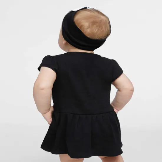 Baby Cotton Rib Dress, Various Sizes by Rabbit Skins&reg; Black {5}