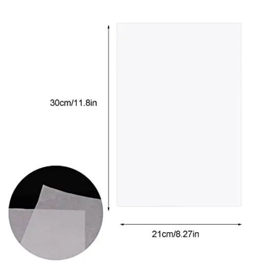 100 Sheets Tracing Paper 8.5 x 11 inches, Artists Tracing Paper Pad White Trace Paper Translucent Clear Tracing Sheets for Sketching Tracing Drawing Animation {6}