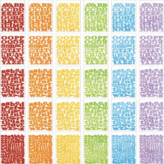 Alphabet Stickers - Alphabooks Colorways Serifs {3}