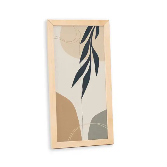 Botanical Wall Art Pastel Wood Sign Framed Housewarming Gift Boho {1}