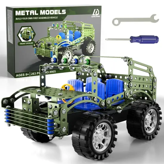 283 Pieces STEM Model Truck Building Set - Engineering Toys for Kids Ages 8-12, Model Car Kits Gift for Boys 8-16 Years Old {2}