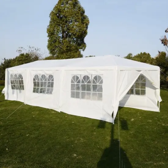 30 x 10 ft Outdoor Party Canopy Tent with 8 Walls {1}