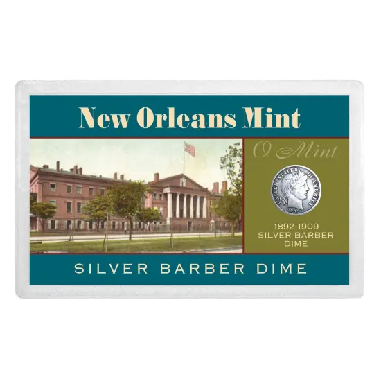 New Orleans Mint Silver Barber Dime Over 100 Years Old {1}