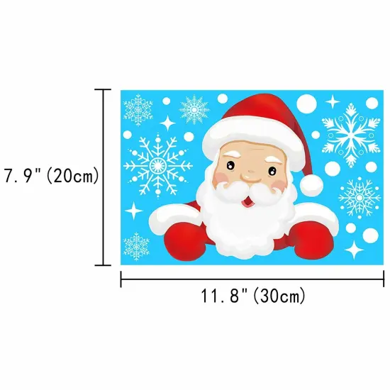 Kitcheniva Christmas Window Clings Snowflake Stickers 167 Pcs {2}