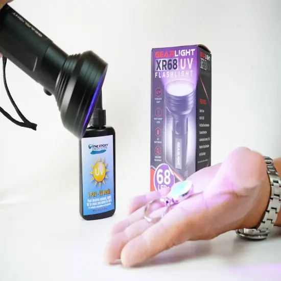 UV Cured Resin, no mixing, fast cure, one component, excellent for jewelry making and crafts {4}