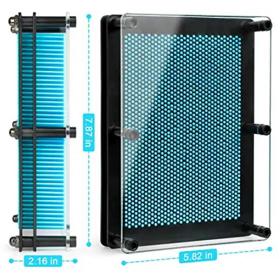 Pin Art Board Pin Art Toy for Kids, Sensory Toys for Age 3, 4, 5, 6, 7, 8, 9, 10+ Years Old Kids Boys Girls, Toddler Toys Birthday Gifts Baby Girl Boy Gifts Fidget Toys(Blue) {5}