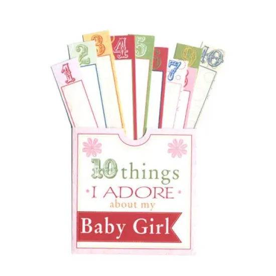Deja Views' 10 Things Pocket - Baby Girl Embellishment {1}