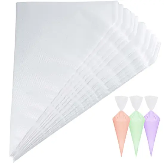 100 PCS Piping Bags, Pastry Bags 12 Inch Disposable Icing Piping Pastry Bags For Cookie/Cake Decorating Supplies, Anti Burst And Non-Slip Thicken Cake Decorating Bags. {1}