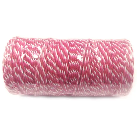 Wrapables Cotton Baker's Twine 12ply 110 Yard, Red and Hot Pink {1}