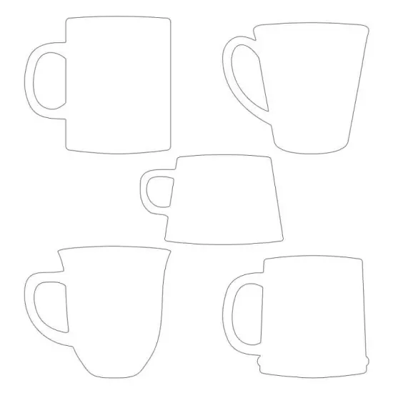 Light Chipboard Album Base With Papers Album Base - Coffee Break - P13 {4}