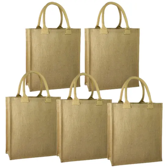 Pack of 10 Piper Natural Jute Gift Bag a Crafting Essential {1}