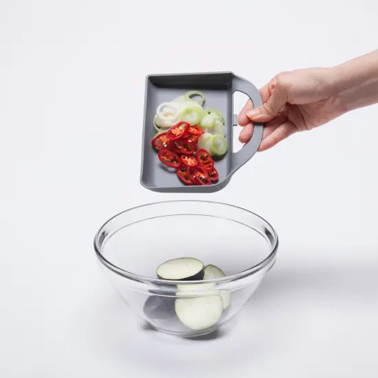 Double Save S Non-Slip Removable Compartments and Grooves to Prevent Spills Dishwasher Safe Cutting Board & Serving Tray {4}