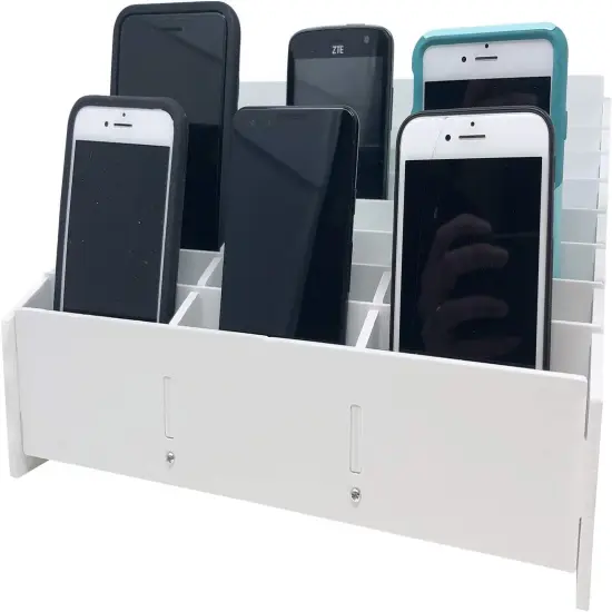 Classroom Cell Phone Storage Cubby and Calculator Storage Caddy Box for Classrooms 24 Slots Cell Phone Holder for Classroom {5}