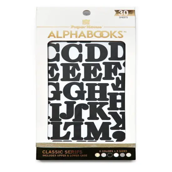 Alphabet Stickers - Alphabooks Classic Serifs {5}