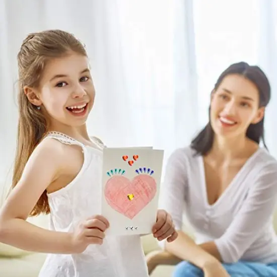 1200 Pieces Self Adhesive Gems Stickers,14 Sheets Rhinestone Stickers for DIY Craft,8 Shapes Sparkle Jewels for Nail Body Makeup Festival {4}