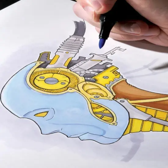 Spectra AD Alcohol Markers - 6pc Portrait Set {2}