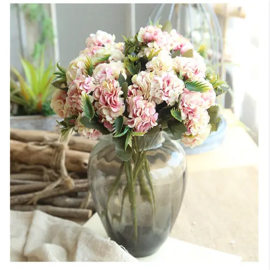 Kitcheniva 10 Heads Artificial Hydrangea Flowers Bouquet Home Decor {7}