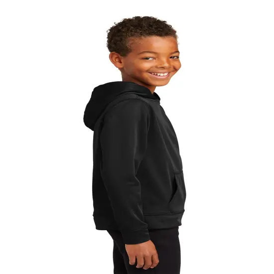 Youth Fleece Pullover Hooded Sweatshirt | RADYAN&reg; Silver {2}