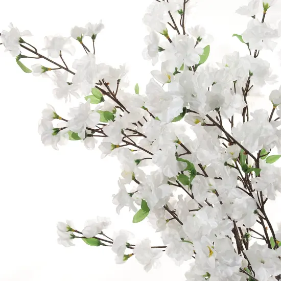 6-Pack 36" White Cherry Blossom Sprays &ndash; Realistic Silk Branches for Home, Events & Decor {2}